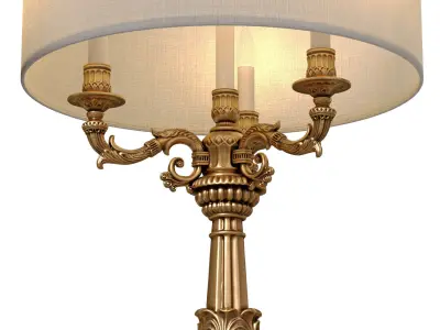 Table lamp in classic style JONATHAN Gold European Lighting 3D model