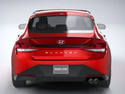 Hyundai Elantra N Line 2021 3D model