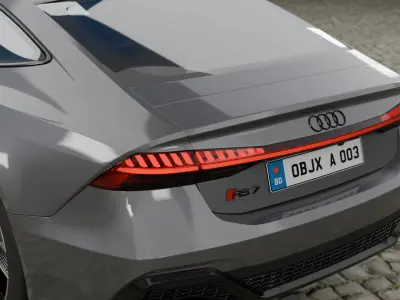 Audi RS7 Sportback 2020 3D model