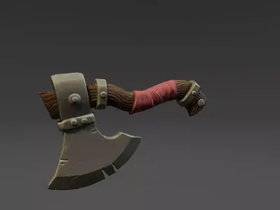Stylized Axe 3D model