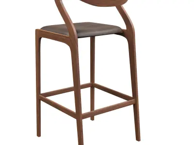Duda Barstool 3D model Low-poly 3D model