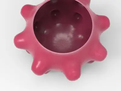 Jely Vase Low-poly 3D model