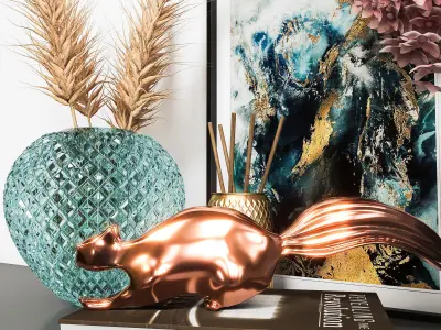 Decorative set 02 3D model