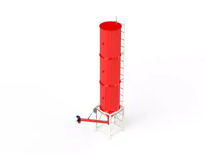 WG 4006 - Grain silo -13 3D model