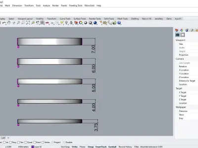 Hinge and lock bracelet 3D print model