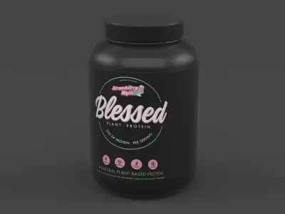 Protein Powder 3D model 176