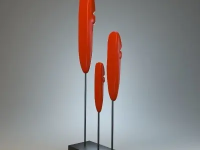 Sculpture Faces P 3D print model