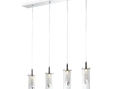 Desiree 4 - Light Kitchen Island Linear Pendant 3D model