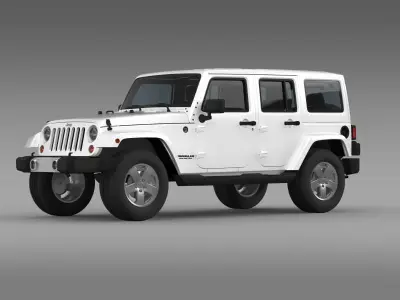 Jeep Wrangler Unlimited 2011 3D model