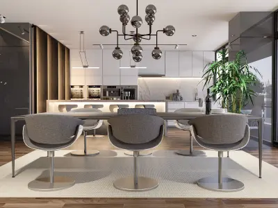 Modern living - D1 3D model