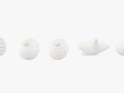 Christmas tree decoration toys 3D model
