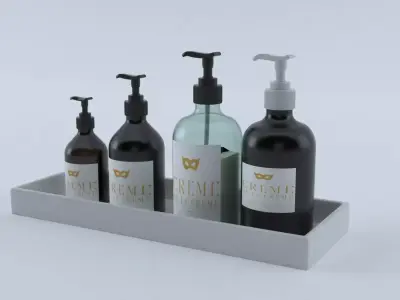 Soap Bottle Free 3D model