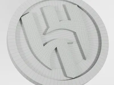 Al Hilal Saudi Football Club logo 3D print model