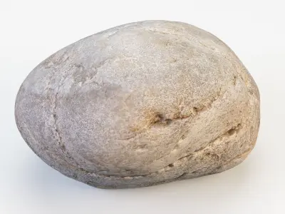 Small Stone 04 PBR Low-poly 3D model