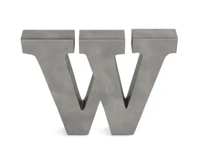 Coro Austin Design Leite Letter Blocks  Free 3D model