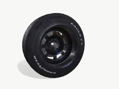 Rally wheel Eagle F1 Low-poly 3D model by gooodg4mes