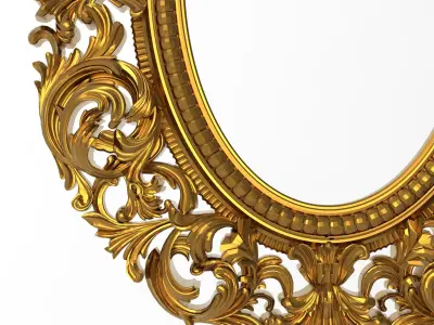 Carved Picture Frame 3D model
