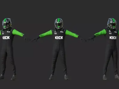 F1 Sauber Race Suit 2025  3D model