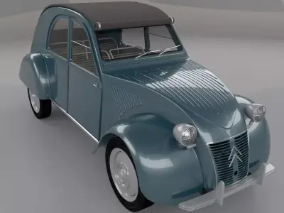 Citroen 2 CV 1959 3D model