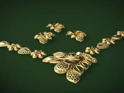 Pakistani gold Service 3D print model