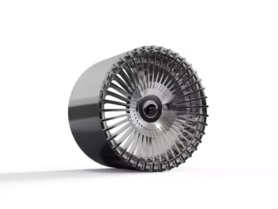 forgiato Trimestre-ECL concave wheel 3D print model