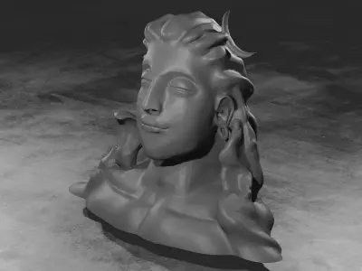 siva adiyogi  sculpture 3D print model