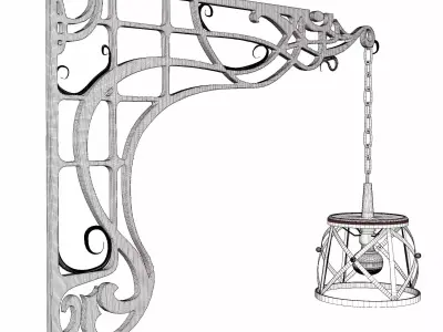 Outdoor street Lights 3D model