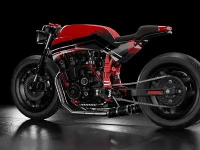 Racing Bike 3D model