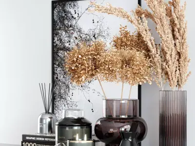 Decorative set 09 S 3D model