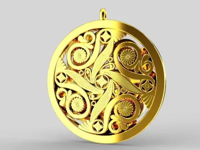 Elegance Pendant 3D print model