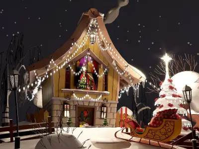 Merry Christmas 3D model