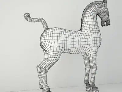 Bronze Horse 3D model purchase