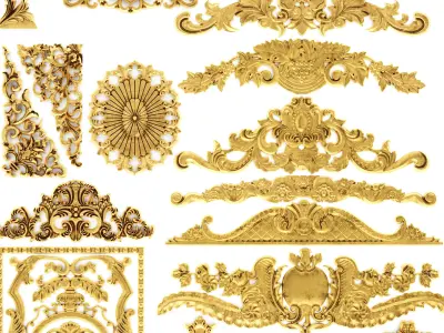 Cartouches SET35 3D model