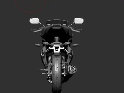 Yamaha Bike 3D print model