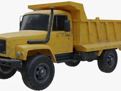 Eartmoving Truck - Dump Truck 3D model