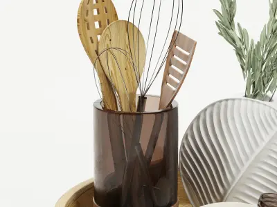 decorative set 08 3D model