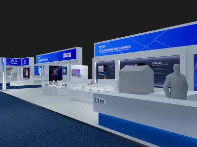 exhibition Low-poly 3D model 20