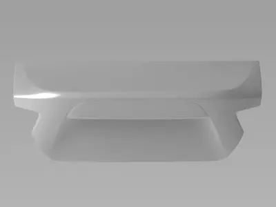 86 ZN6 Trunk Exterior Surface - 3D Laser-Scanned 3D model