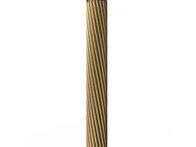 Column Capital 1404 Low-poly 3D model