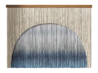 3D Wall Art 007 Macrame 02 3D model