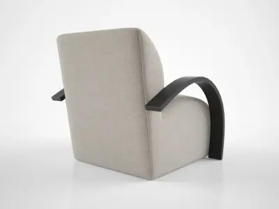 J Robert Scott Hampton Armchair 3D model