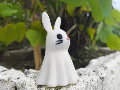 Halloween Special - Boo Bunny 3D print model