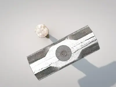 Construction Tools - Sledgehammer and Chisel 3D model