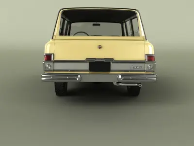 Jeep Wagoneer 1966 3D model