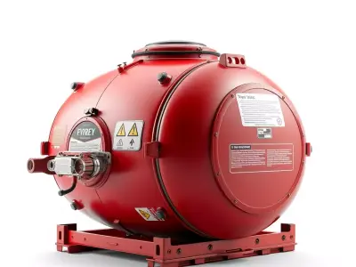 Industrial Pressure Vessel Model Pack Low-poly 3D model by vfxcgartist