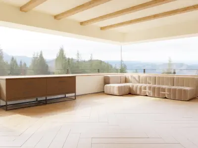 Luxury Loft Blender Cycles house living room 3D model