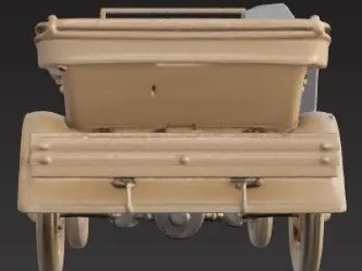 1910s 30s Classic Car  Historical 3D Printable Model 3D print model