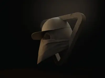 Skull 3D print mask 3D print model