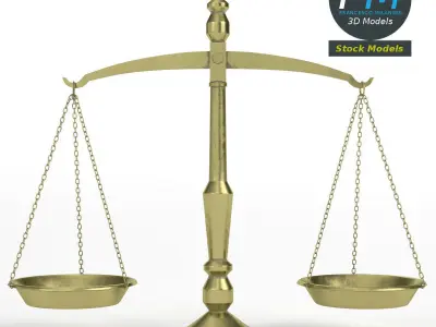 Weighing scale 1 3D model