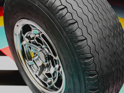 Oldtimer Tire 3D model